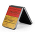 German Flag Dark Wood Galaxy Z Flip6 Skin